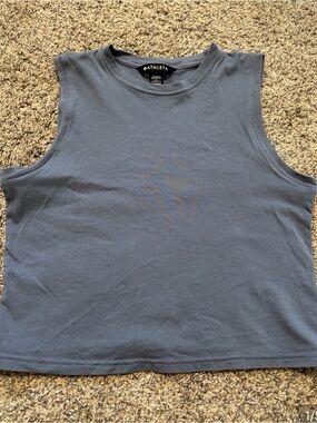 Athleta Women's Dusty Blue Sleeveless Muscle Tank